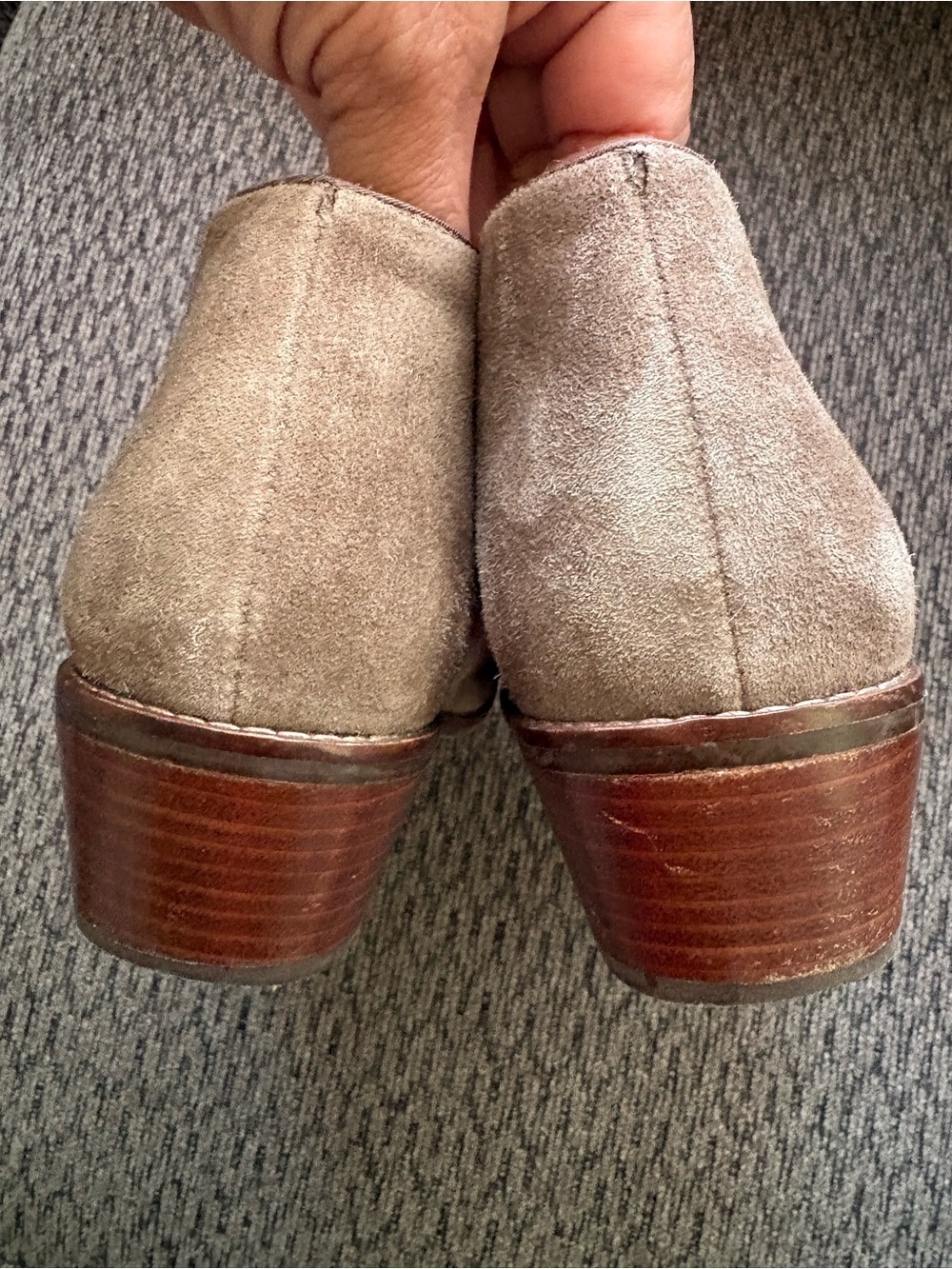 Vionic Serena Suede Ankle Boot Booties In Taupe Women’s 9.5 - Picture 6 of 11